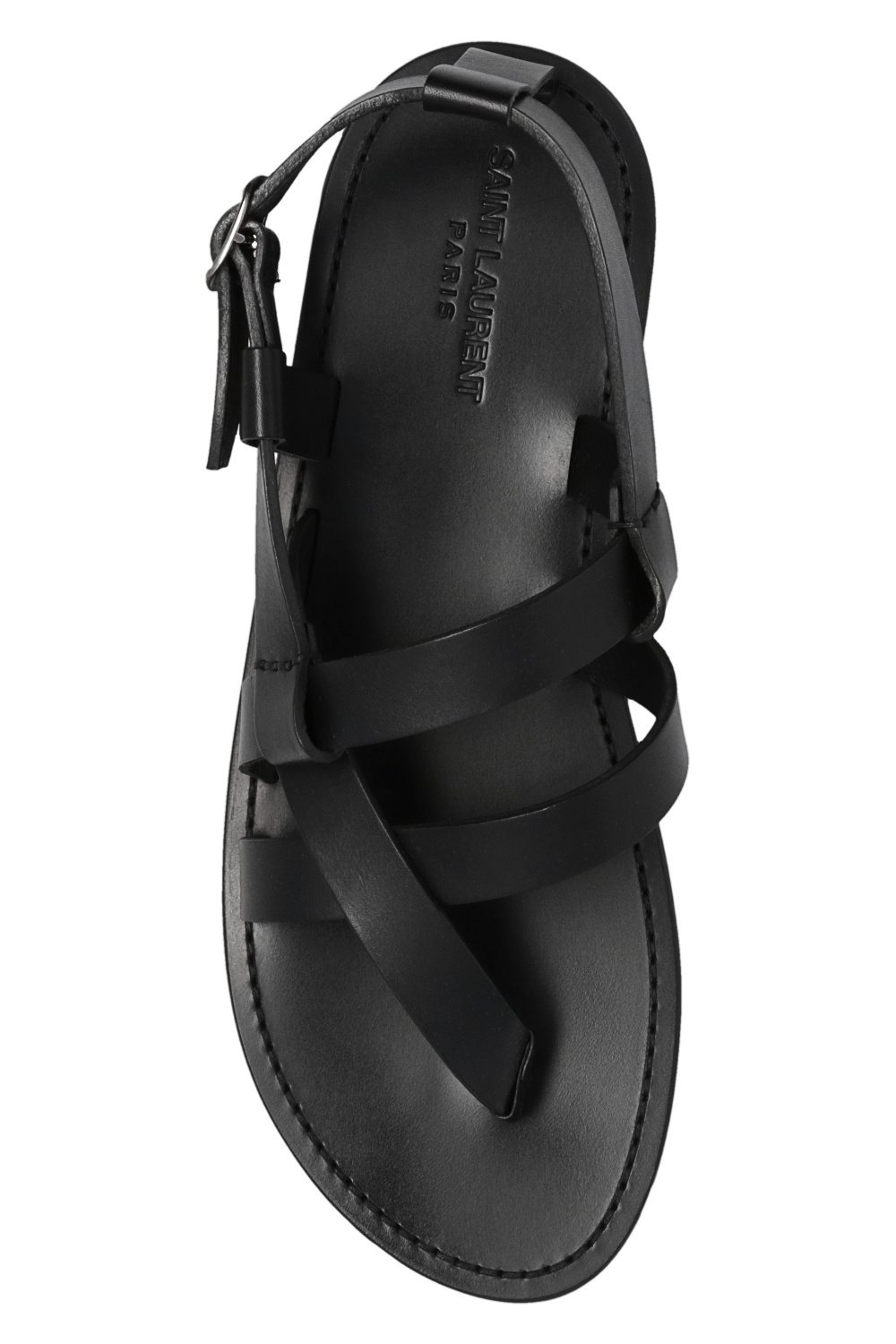 Saint laurent 2024 black sandals